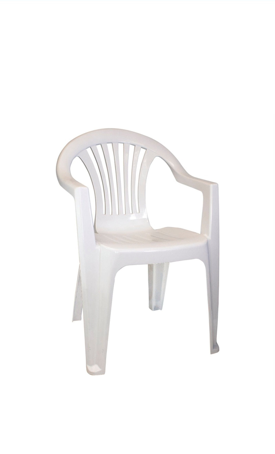 White Plastic Armchair